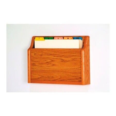 Wooden Mallet Single Pocket Chart Holder - Medium Oak CH15-1MO